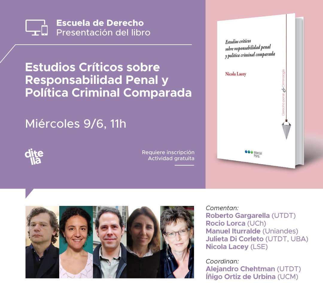 Presentación del libro | Estudios Críticos sobre Responsabilidad Penal y Política Criminal Comparada. 455