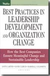 Best practices in leadership development and organization change