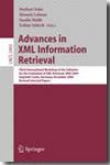 Advances in XML information retrieval