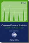 Common errors in statistics