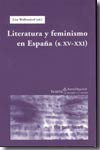 Literatura y feminismo en España. 9788474268324