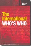 The international who's who 2007. 9781857433661