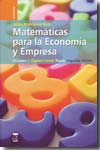 Matemáticas para la economía y empresa. Vol.1. 9788496062931
