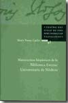 Manuscritos hispánicos de la Biblioteca Estense Universitaria de Módena
