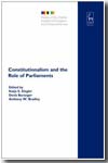 Constitunionalism and the role of parliaments. 9781841136431
