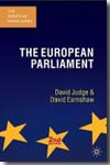 The European Parliament. 9780230001428