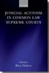 Judicial activism in common Law Supreme Courts