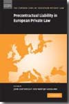 Precontractual liability in european private Law