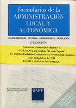 Formularios de la Administración Local y Autonómica. 9788415412236