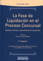 La fase de liquidación en el proceso concursal. 9788490143278