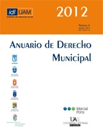 Anuario de Derecho Municipal, Nº 6, año 2012
