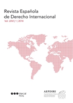 Revista Española de Derecho Internacional, Vol. LXVI, Nº 1, Año 2014