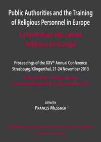 Public authorities and the training of religious personnel in Europe = La formation des cadres religieux en Europe