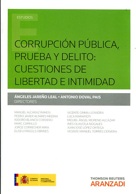 Corrupción pública, prueba y delito. 9788490980019