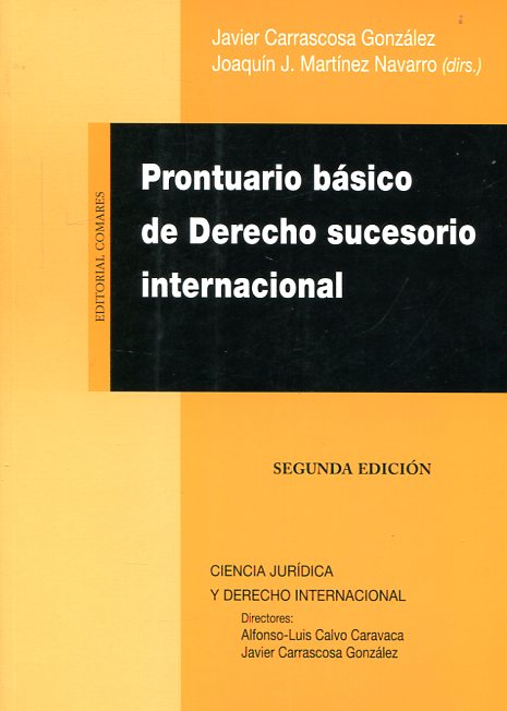Prontuario básico de Derecho sucesorio internacional