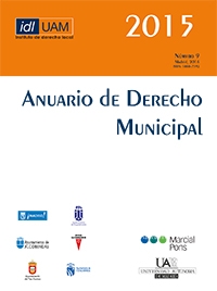 Anuario de Derecho Municipal, Nº 9, año 2015