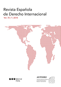 Revista Española de Derecho Internacional, Vol. LXX, Nº 1, Año 2018. 101015593