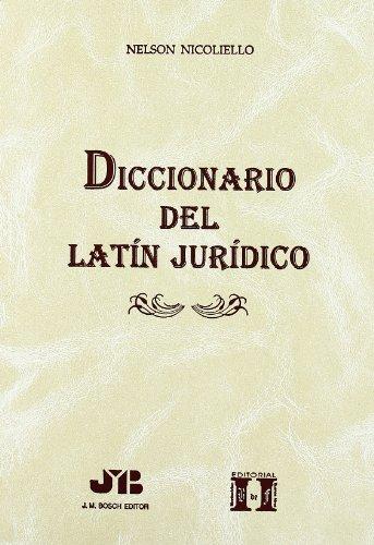 Diccionario del latín jurídico. 9788476985465