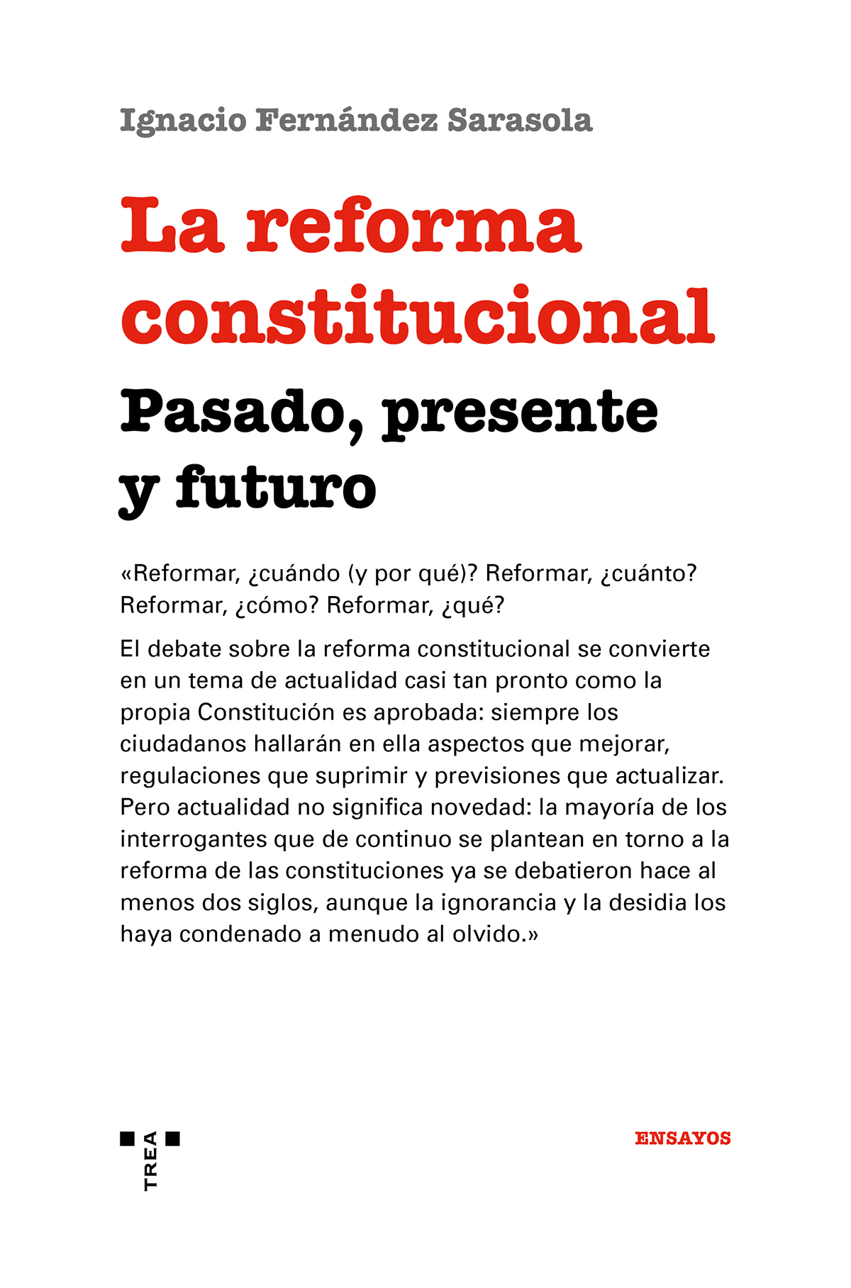 La reforma constitucional. 9788417767303