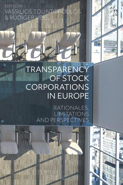 Transparency of stock corporations in Europe. 9781509925520