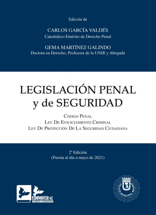 Legislación Penal y de Seguridad. 9788418493201