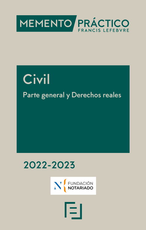MEMENTO PRÁCTICO-Civil: Parte general y Derechos reales 2022-2023
