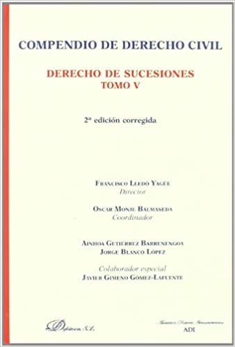 Compendio de Derecho civil. Tomo V. 9788498493351