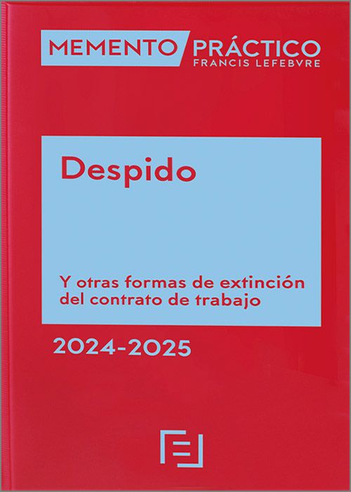 MEMENTO PRÁCTICO-Despido 2024-2025. 9788419896032