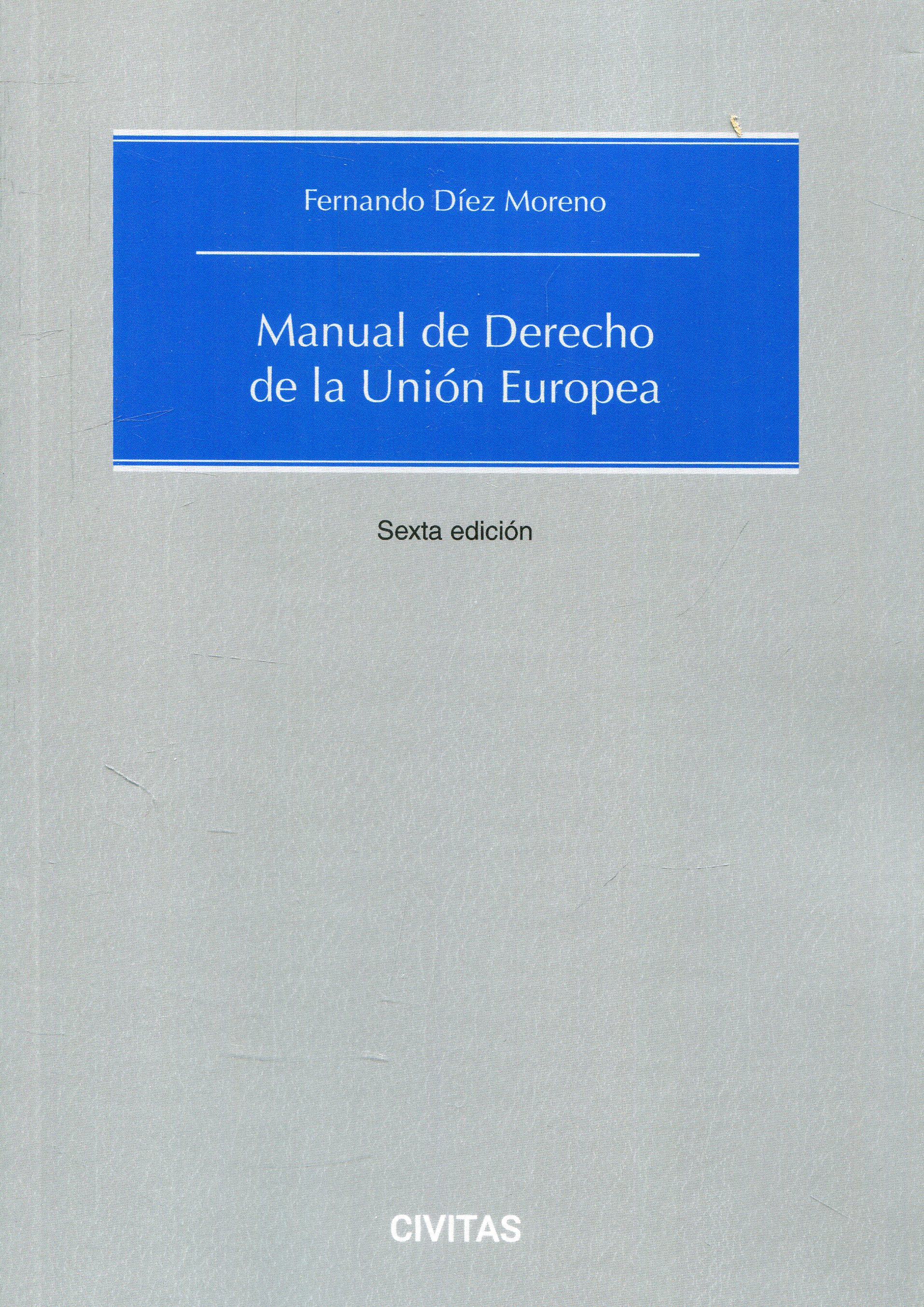 Manual de derecho de la Unión Europea. 9788411622295