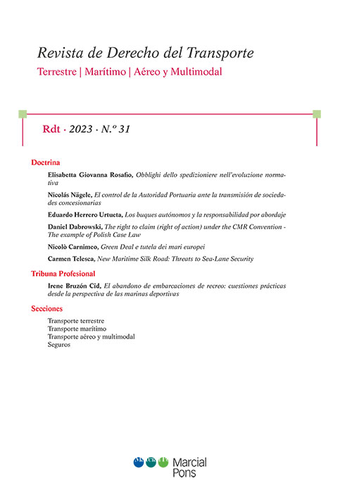 Revista de Derecho del Transporte, Nº31, año 2023. 101101866
